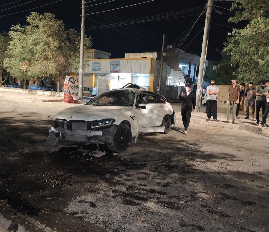 لە ناو گەڕەکێکی کەلار دوو ئۆتۆمبێل پێکیاندادا و سێ کەس برینداربوون