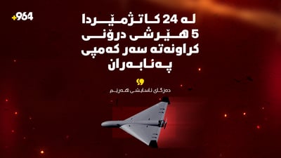 لە دوێنێوە پێنج هێرشی درۆنی کەمپی پەنابەرانی لە هەرێم کردووەتە ئامانج