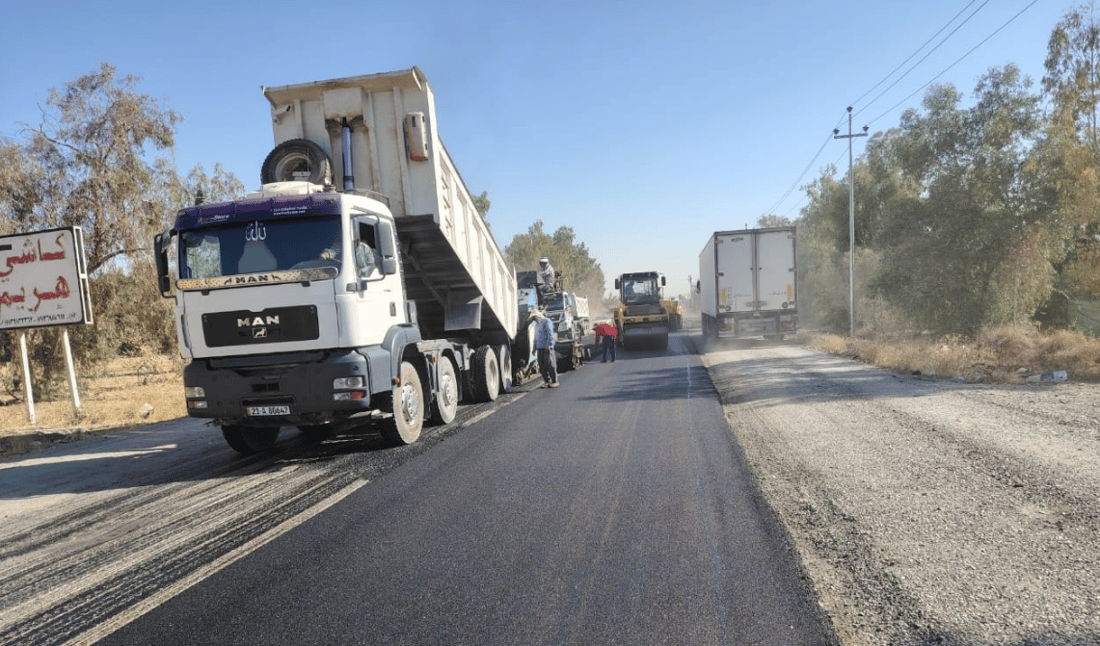 کارکردن لە رێگاکانی گردە گۆزینە و شێخ لەنگەر و کۆس بەردەوامە 