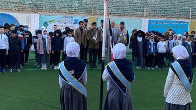 صور: الشرطة المجتمعية تجري جولة في مدارس السماوة للتحذير من المخدرات