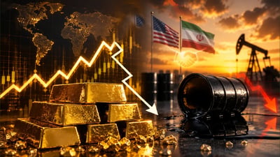 دانوستانەکانی نێوان ئەمریکا و ئێران بەرزی و نزمی بە نرخی زێڕ و نەوت دەکات