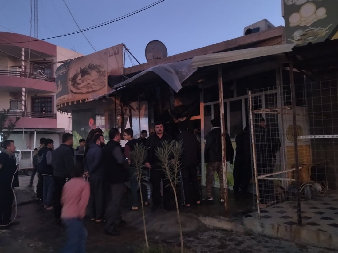 بەهۆى لێچوونى غازەوە نانەواخانەیەک ئاگرى گرت