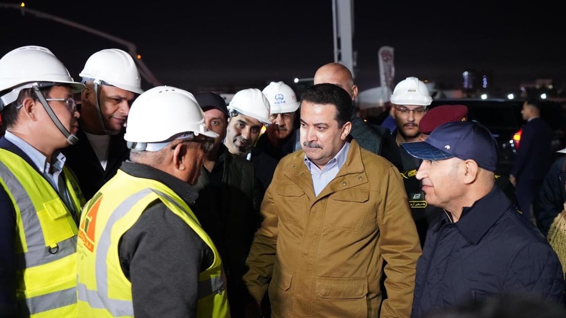 بيان: السوداني اطلع على حجم الإنجاز في ساحة النسور ووجه بضبط التوقيتات