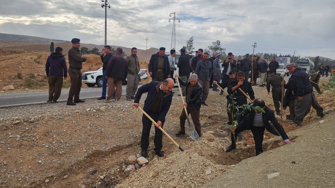 لە سنووری ناحیەی ئاغجەلەر 3000 نەمام دەچێندرێن