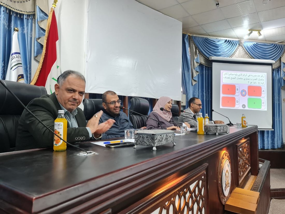 على طريقة “من سيربح المليون”.. صور من أولمبياد الرياضيات في السماوة