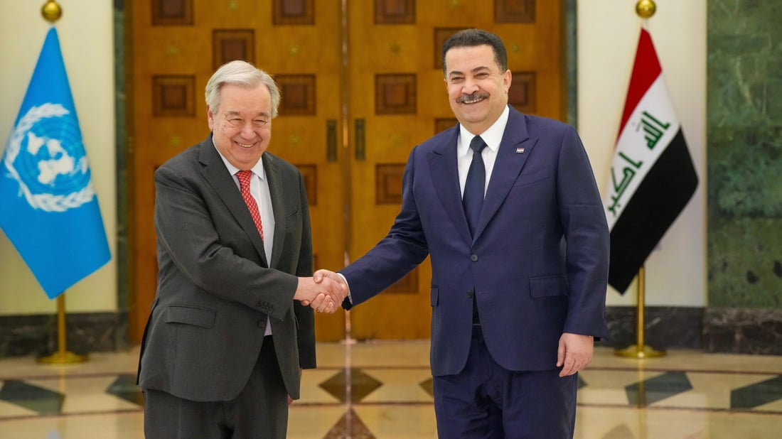 Guterres visits Baghdad as Iraq marks final phase of UNAMI mission