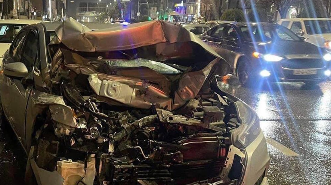 بەم شەوە سێ ئۆتۆمبێل بەیەکیاندا کێشا