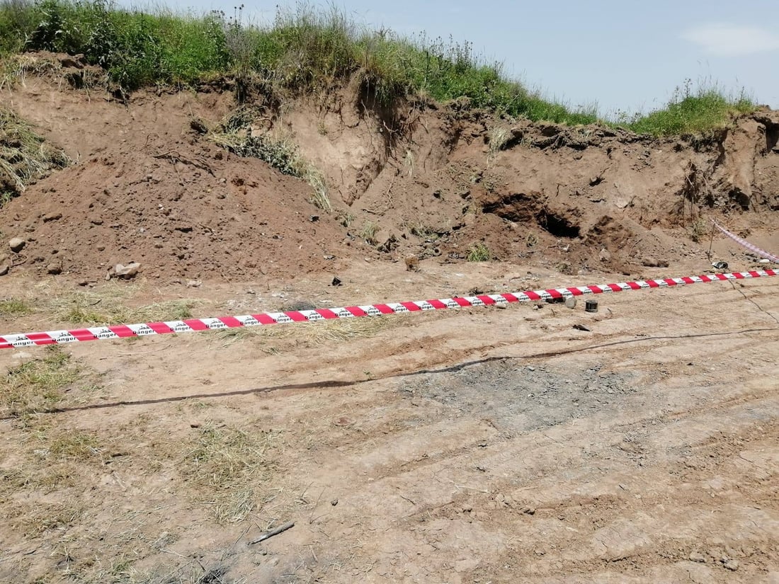 لە هەڵەبجە؛ 18 گولـلە هاوەن لە زەوییەکی نیشتجێبووندا دۆزرایەوە