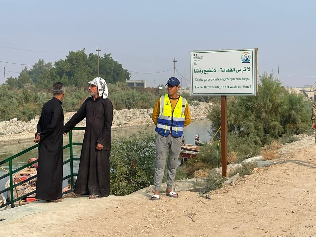 الجبايش: حملة لتنظيف مرسى الزوارق في الأهوار الوسطى