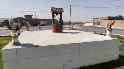 پەیكەر و نافورەكانی دوزخورماتوو دەشكێندرێن