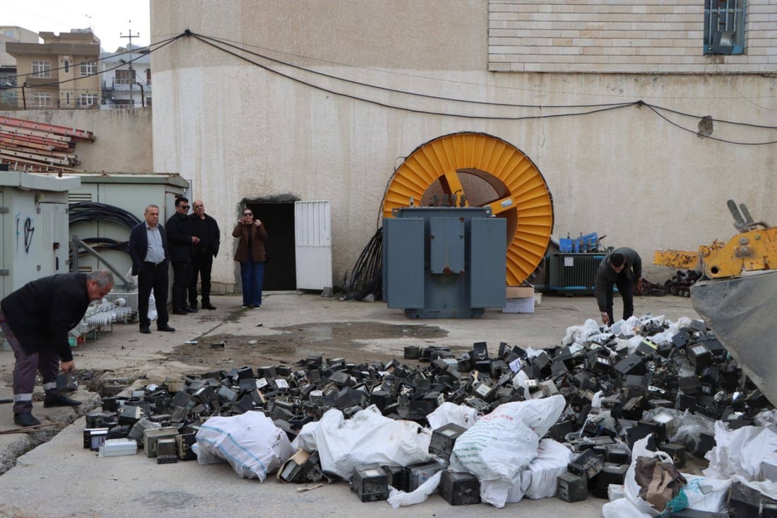 هەزار و 450 پێوەری کارەبا لەناوبردران