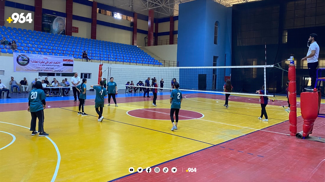 لە سلێمانی خولی بالەی لاوانی عێراق دەستی پێکرد