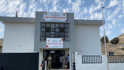 دوو قوتابخانە و دوو بنکەی تەندروستی لە سرێشمە و هاودیان کرانەوە