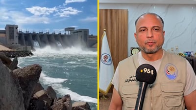 سوريا فتحت السد الكبير باتجاه العراق والأنبار تنتظر الفيضان