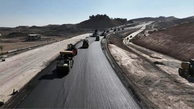 ده‌ست به‌ قیڕتاوكردنى سایدی دووەمی دووسایدی هەولێر بۆ گۆمەسپان كرا