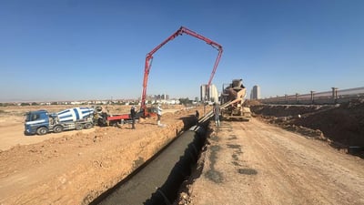 پڕۆژه‌یه‌كی گه‌وره‌ی ئاوه‌ڕۆ دروست ده‌كرێت