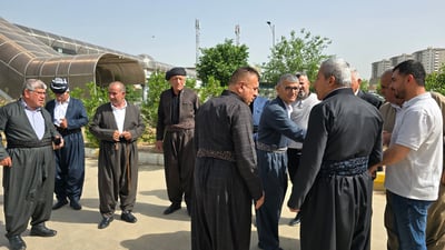دانیشتوانى گوندێک دژى دەستبەسەرداگرتنى زەوییەکانیان گردبوونەوە
