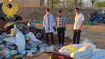 دوو تۆن و 500 کیلۆ خواردن و کەسەرەستەى نەشیاو تەلەفکرا