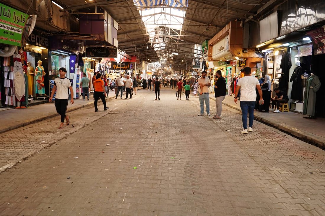 صور: الموصل تزيل جميع البسطات من الأسواق لتسهيل مرور سيارات الإطفاء خلال الحرائق