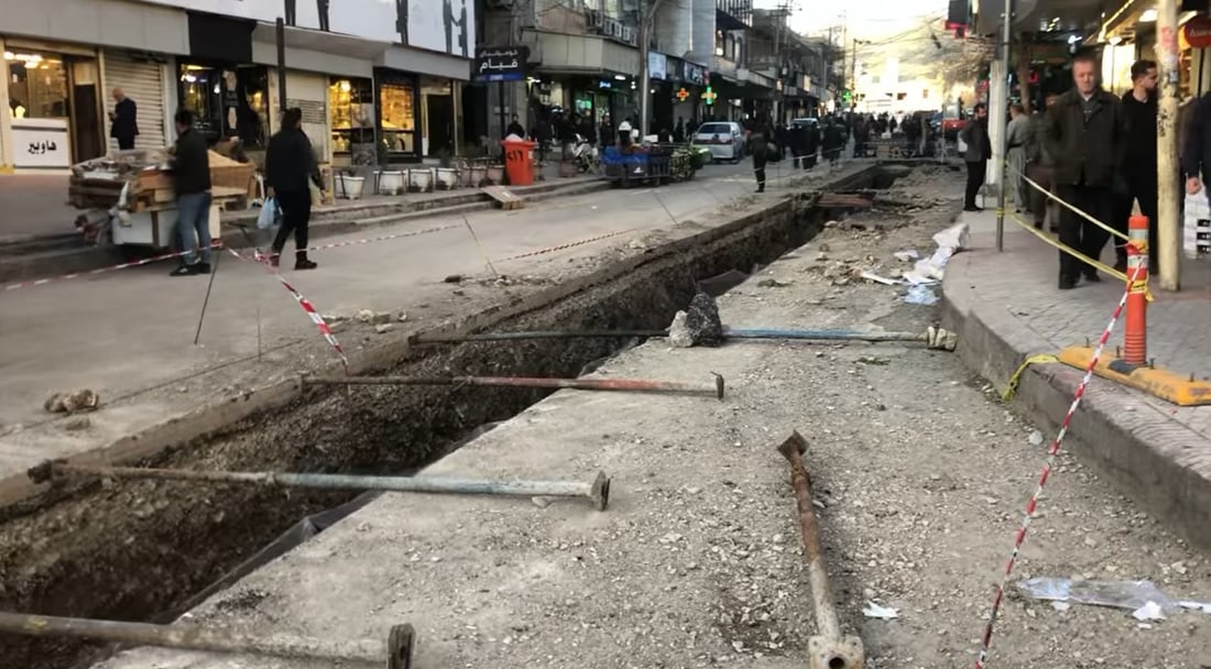 لەکاتی هەڵکەندنی شەقامێکی سلێمانی ئاسەوار دۆزرایەوە