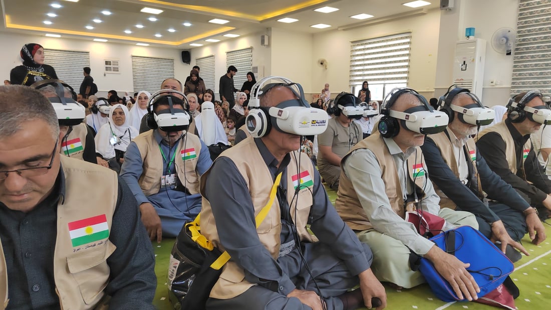 حاجیانی کەلار بە ڤی ئاڕ سەردانی مەککە دەکەن