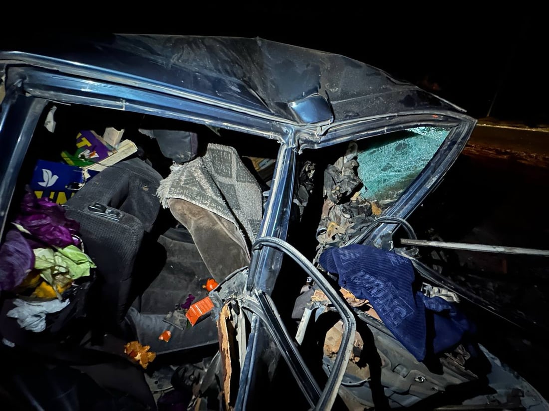 مصرع 4 أشخاص في حادث تصادم عنيف في تقاطع جلولاء (صور)