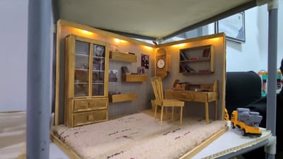 مهندس فطري لم يكمل الابتدائي.. صوّرنا غرفة طه الصغيرة في كوكجلي