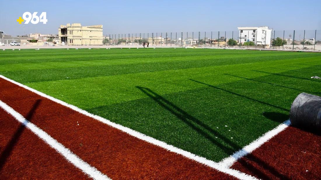 ExxonMobil-funded football stadium and sports project in Basra nearly completed