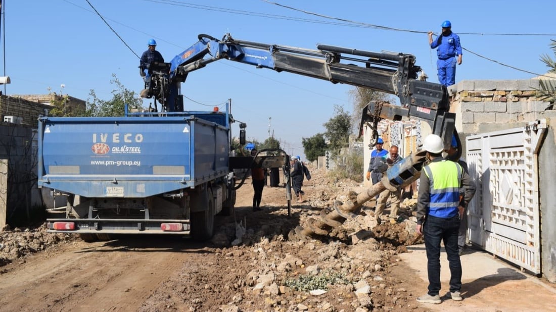 صور: 4 قرى جديدة تدخل في خريطة الجهد الخدمي بميسان 