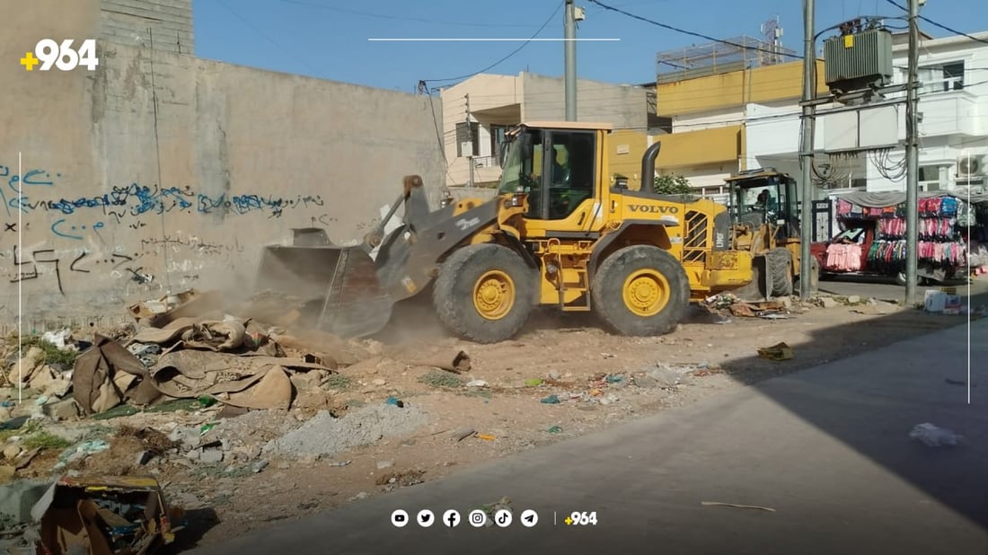 هەڵمەتێک بۆ پاککردەنەوەی گەڕەکەکانی هەولێر دەستیپێکرد