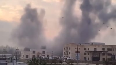 فيديو: غارة جوية يُقال إنها استهدفت مقراً للحشد بالرشيدية في الموصل