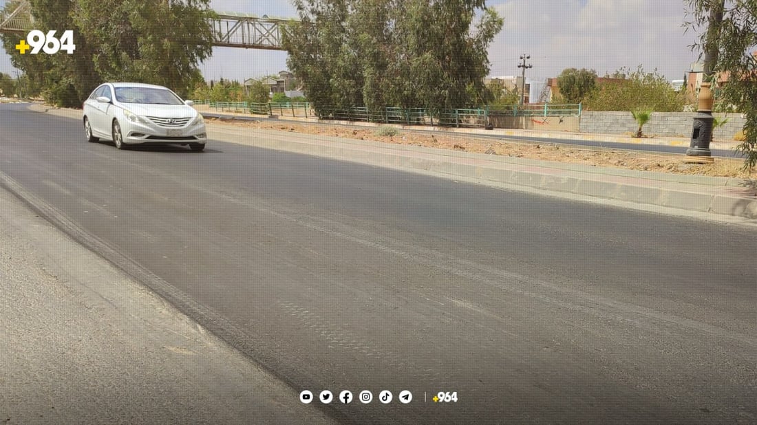 رێگەوبانی چەمچەماڵ: رێگە پڕ لە تاسەکەی بانی مەقان پینە دەکرێت