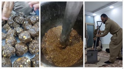 خواردنێکی عەرەبییە و لە گەرمیان بووەتە نەریتی شەوانی زستان