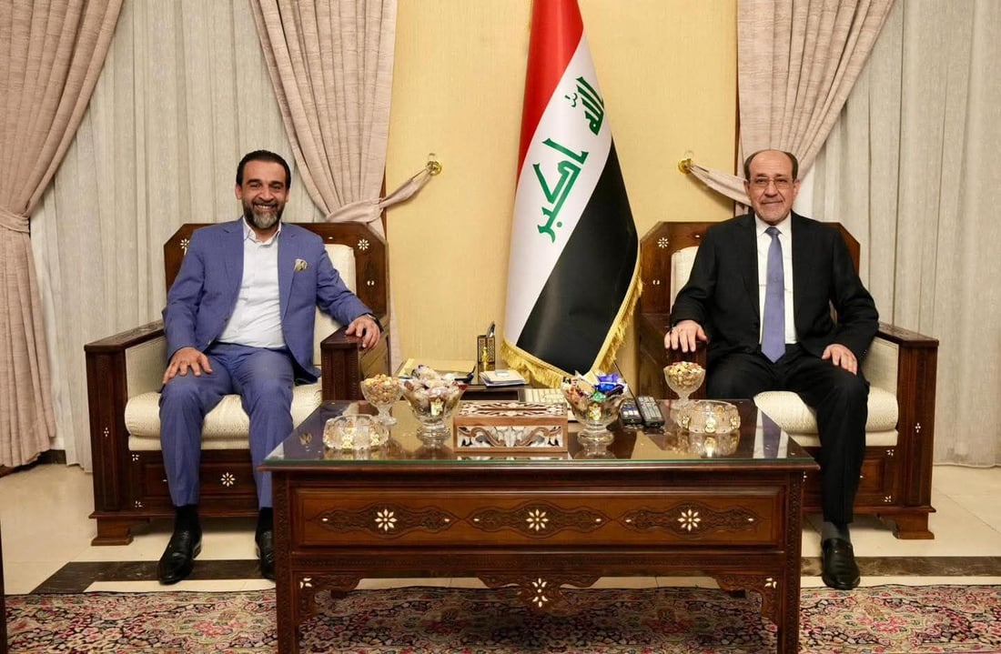 Maliki, Halbousi hold first post-election meeting, urge fast government formation