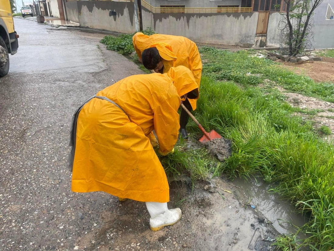 سەرە مەنھۆلەکانى سنوورى هه‌ولێر كرانه‌وه‌