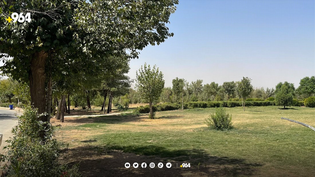 لە پارکی ئازادی سلێمانى يارى تۆپێن قه‌ده‌غه‌يه‌