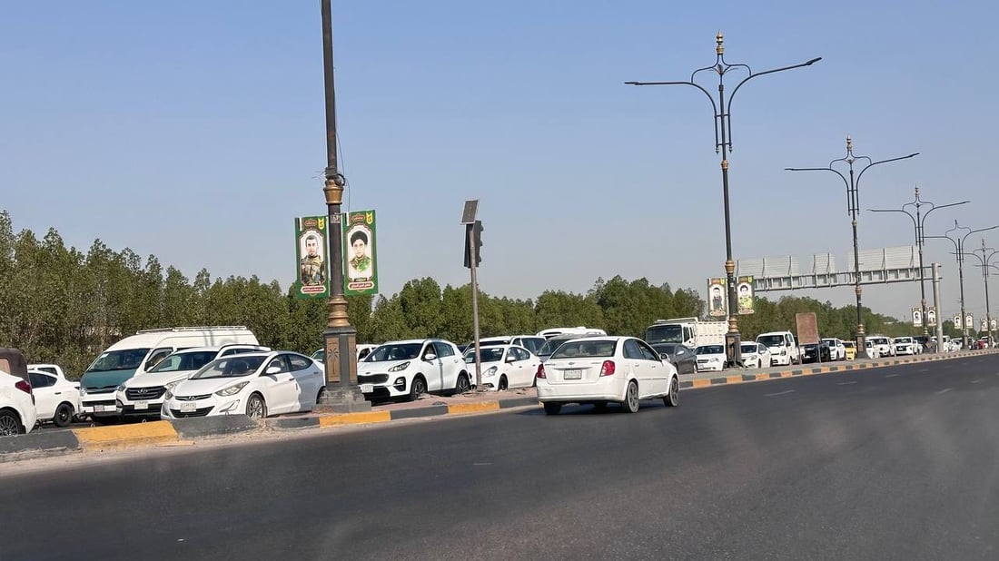 مرور البصرة يكثف انتشاره وشارع بغداد مزدحم جداً بزوار الأربعين (صور)