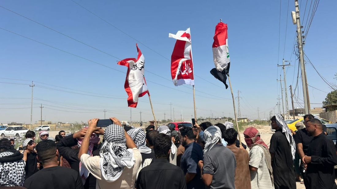صور: تظاهرات في سوق الشيوخ للمطالبة بالخدمات.. الأمراض انتشرت