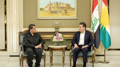 President Barzani, Mazloum Abdi discuss Syria crisis and ceasefire efforts