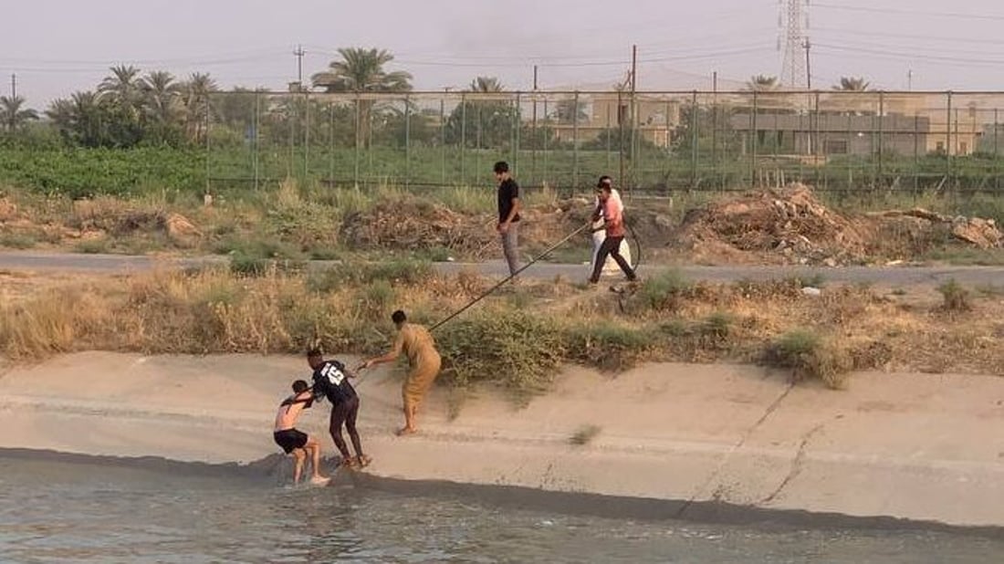 شباب الإسحاقي ينتشلون شاباً من موت محقق