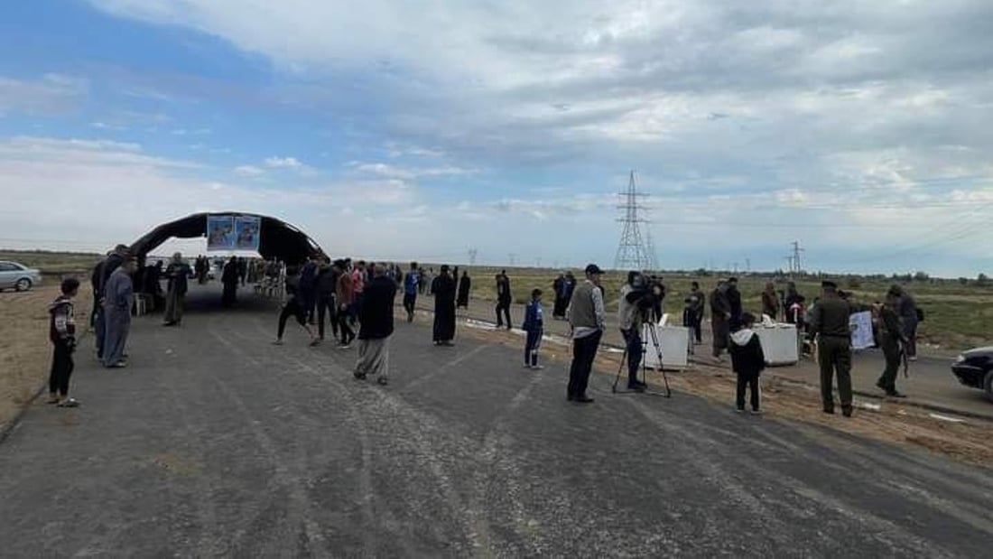 ديالى: إغلاق طرق في قرى الخالص لتأخر الكشف عن الجناة في هجوم تموز (صور)