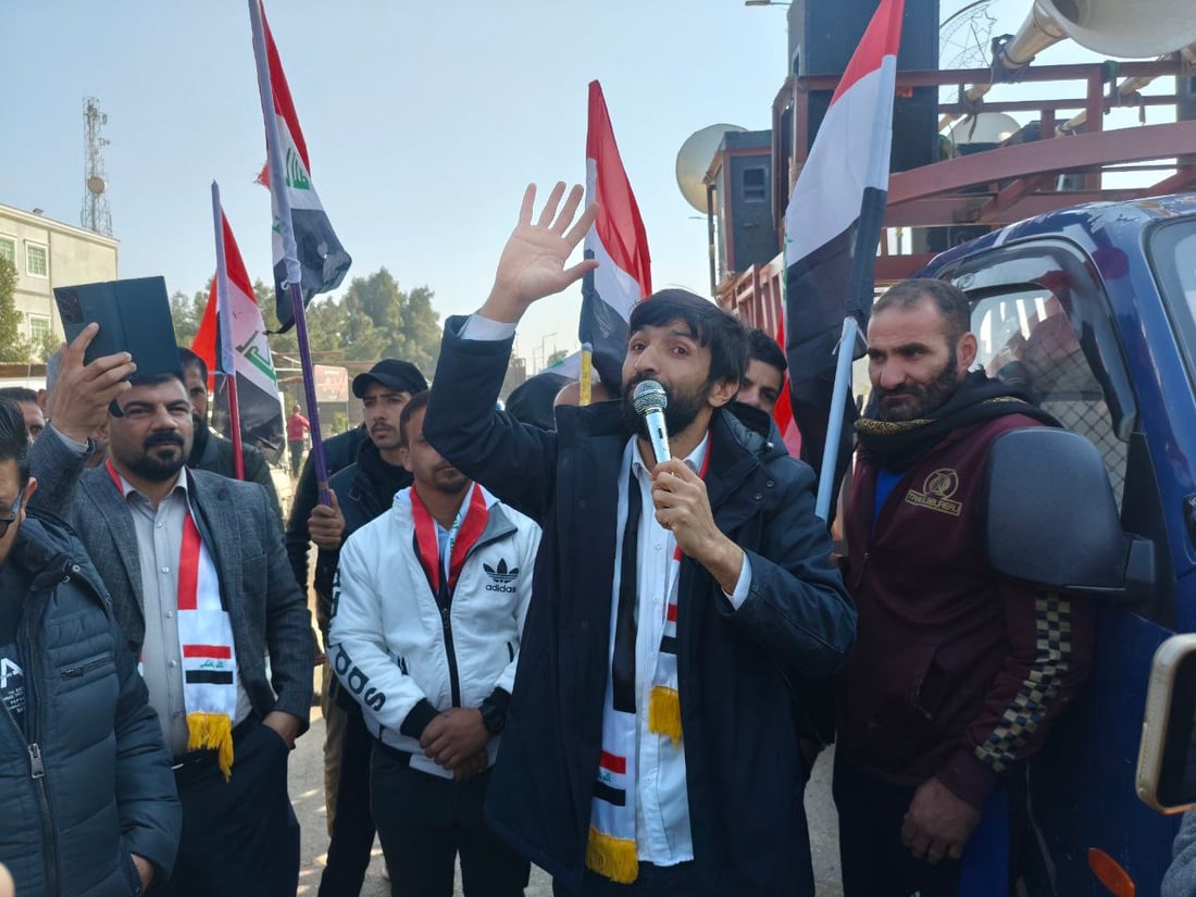 تظاهرة ضد “المحاصصة”.. عضو مجلس بابل محمد المنصوري: لا فائدة منه (صور)