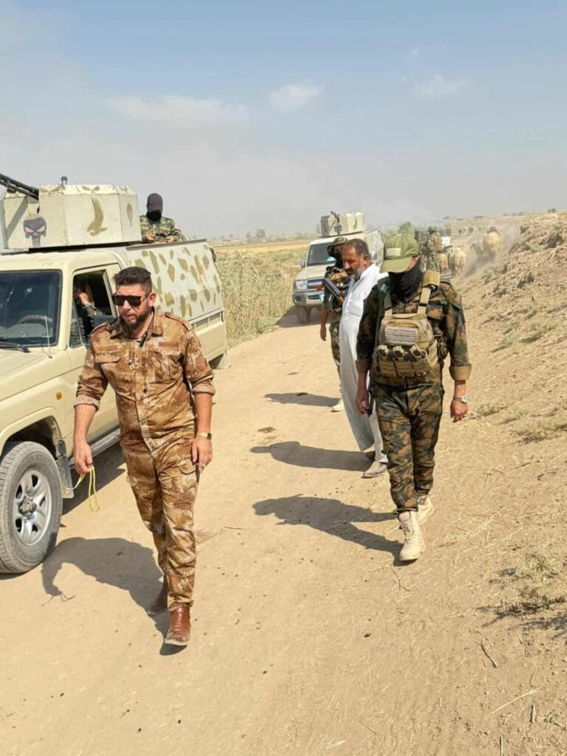 الحشد يحرق أوكاراً محتملة لداعش ويؤمن مناطق استراتيجية في كركوك