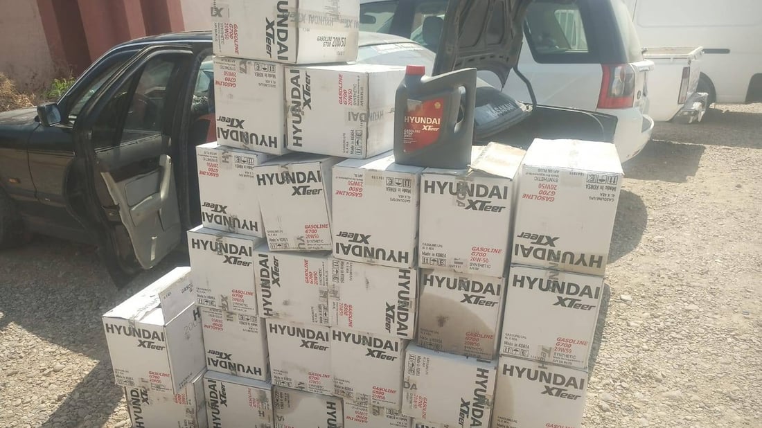 گەرمیان؛ تۆمەتبارێک بە 25 کارتۆن رۆنى دزراوەوە دەستگیرکرا