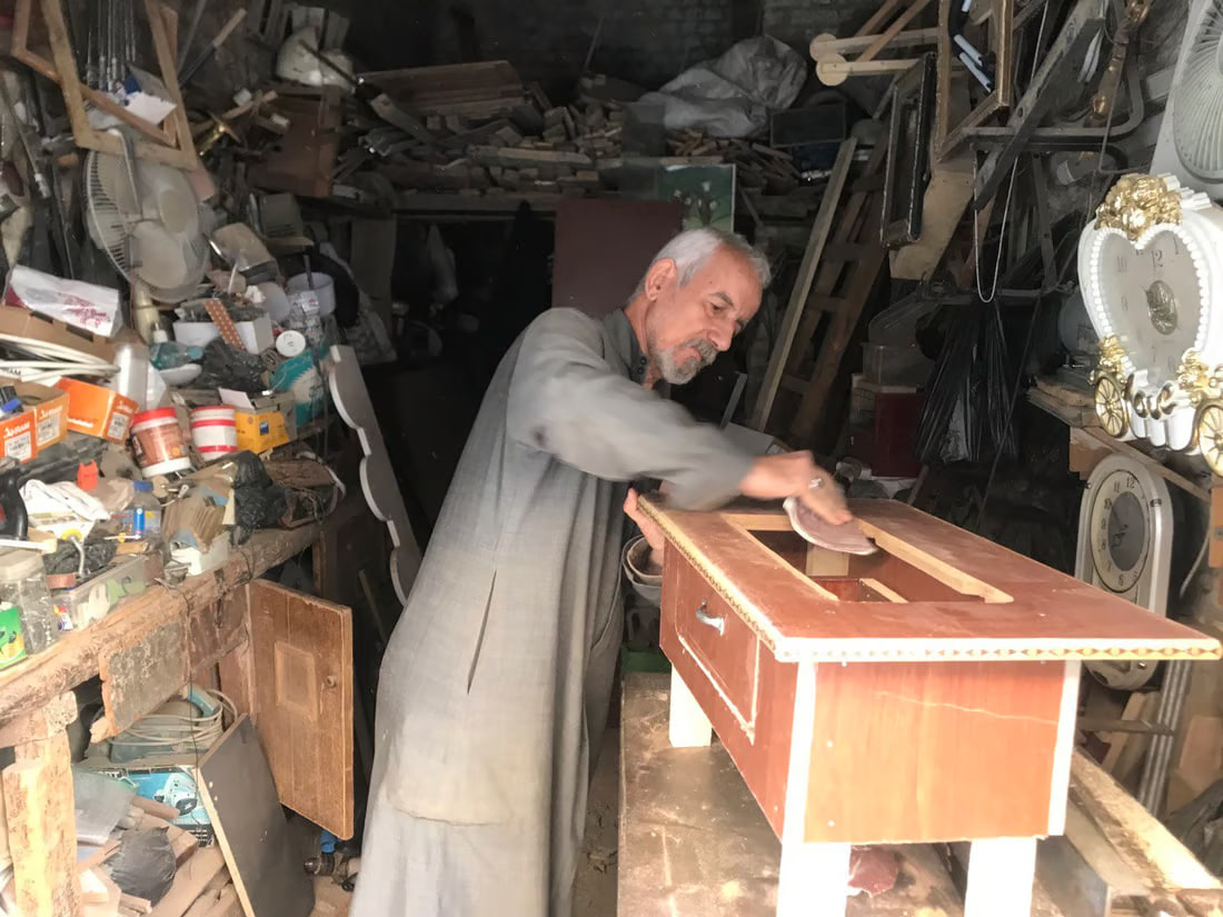 Traditional carpentry endures in Al-Zubair with wooden toys