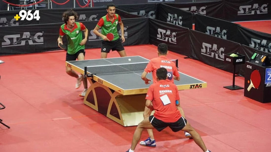 Iraq concludes Arab Table Tennis Championship with 16 medals
