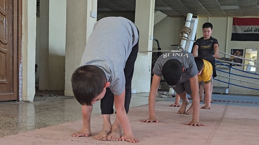 Mosul gymnastics club trains children for future Olympic dreams
