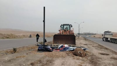 تابلۆی ریکلام و دروشم و ئاڵای حزبەکان لە شەقامەکانی کەرکوک لادەبرێن