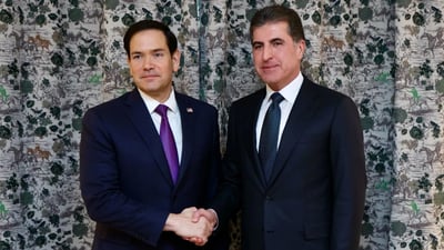 رۆبیۆ بۆ بارزانی؛ هەماهەنگیمان هۆکارە بۆ سەقامگیریی لە عێراق