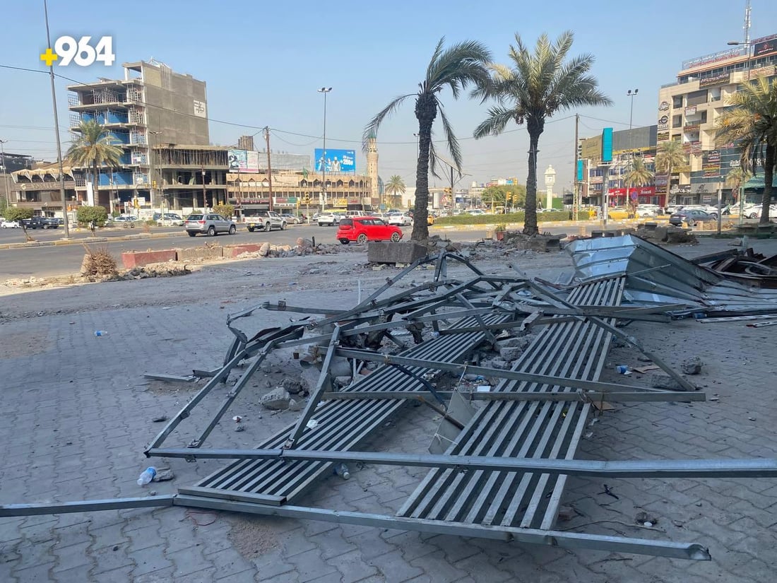 يعمل فيه 50 خريجاً.. “ملك المشويات” في المنصور جرفته الشفلات وأزيل إلى الأبد (صور)